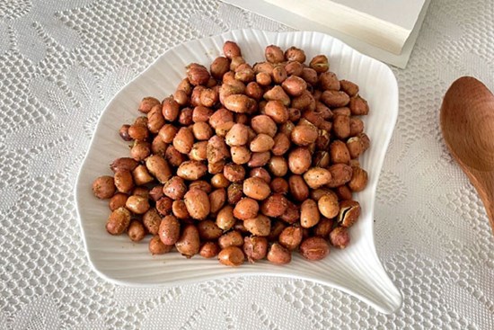 10 phút làm món lạc rang muối tiêu bằng nồi chiên không dầu