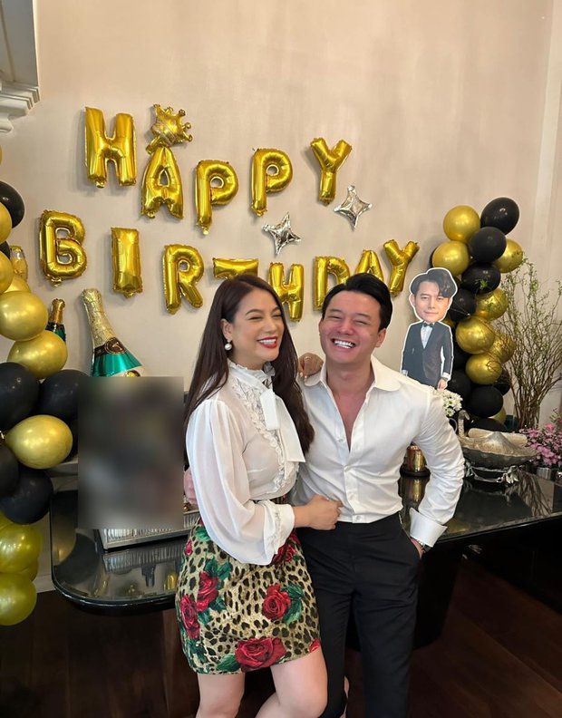 Trương Ngọc Ánh và bạn trai kém 14 tuổi sánh đôi trong tiệc sinh nhật, cử chỉ ngọt ngào gây chú ý-1