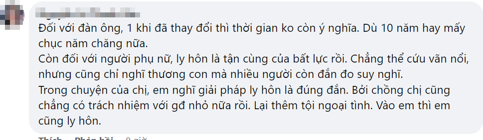 Tôi cay đắng khi phát hiện bạn bè chồng ủng hộ, tạo điều kiện” cho chồng tôi đi ngoại tình-8