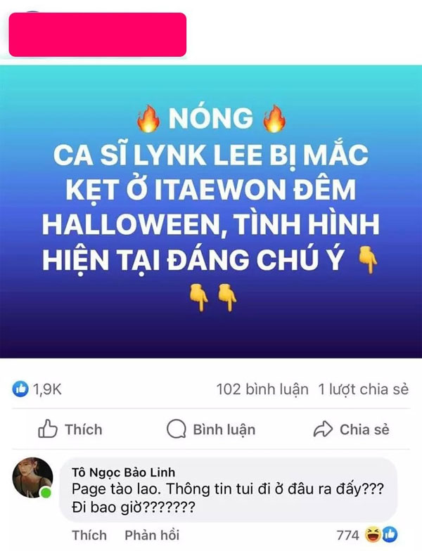 Sự thật thông tin Lynk Lee bị mắc kẹt ở Itaewon đêm Halloween-1