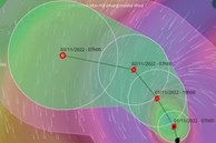 Dự báo đường đi của bão số 7 - Nalgae trên Biển Đông