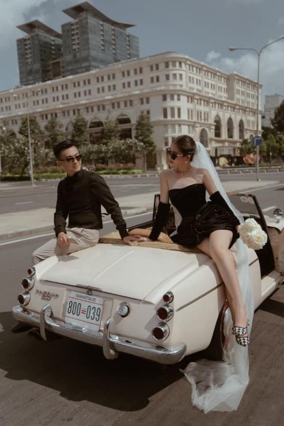 Hoa hậu Lê Âu Ngân Anh lộng lẫy trong lễ vu quy bí mật, nhà trai đón dâu bằng siêu xe bạc tỉ-8