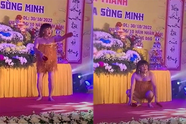Vụ Xuân Hinh ăn mặc hở hang, nhảy múa tại chùa ở Hải Dương: Quá mức phản cảm-2