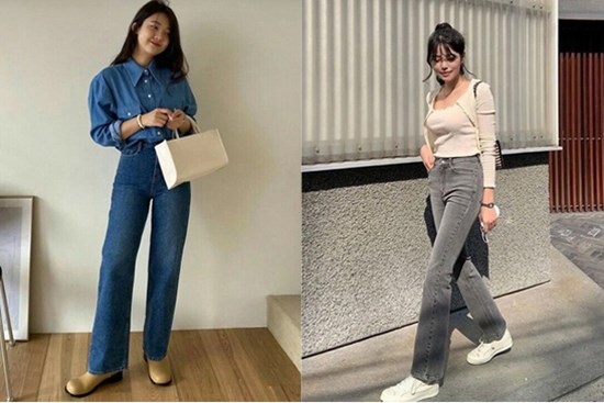 Mùa thu diện quần jeans ống đứng theo 10 cách này, chị em sẽ trở nên nổi bật hơn