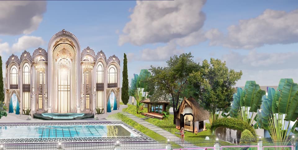 Biệt thự siêu sang mà ông bầu của Ngọc Trinh ở có gì đặc biệt?-3