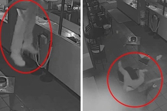 Trộm đột nhập vào quán ăn từ mái nhà