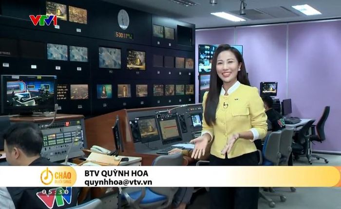 MC Quỳnh Hoa trở lại sóng VTV1 sau sự cố vạ miệng-1