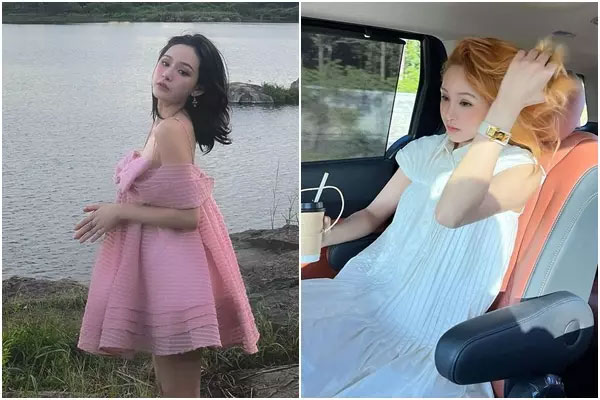 Hiền Hồ mặc váy cũ 1 năm trước, cách tạo dáng gây tranh cãi-14