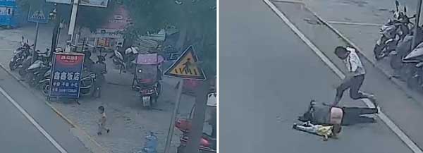 Người phụ nữ Trung Quốc mất cánh tay khi cứu bé trai khỏi xe tải-2