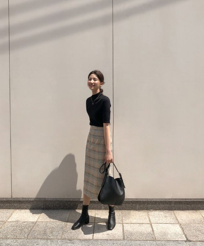 10 chiêu phối chân váy dài cực sang cho mùa thu đông 2022-3