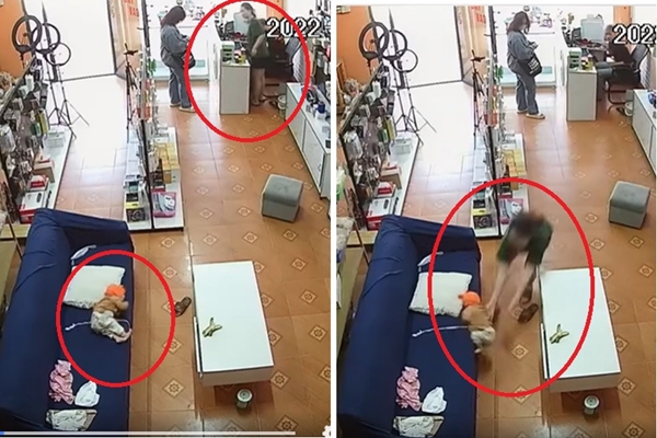 Ông bố phản ứng nhanh như chớp cứu con gái thoát khỏi nguy hiểm-1