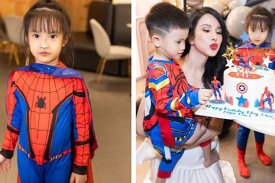 Diệp Lâm Anh một mình lo chu đáo sinh nhật cho 2 con, chồng cũ không thấy xuất hiện