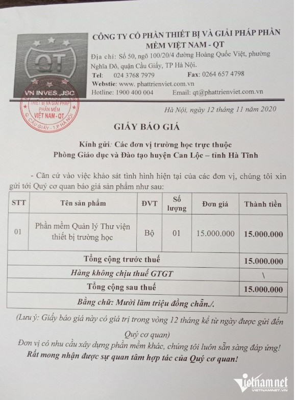 Hàng loạt trường học ‘ngậm đắng’ vì phải mua phần mềm dính lỗi-1