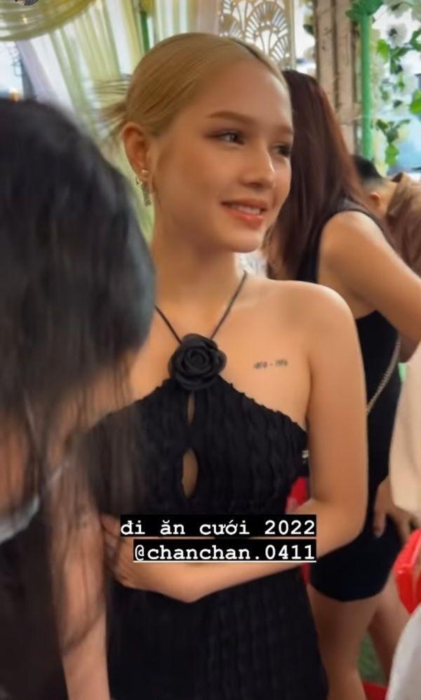 Xoài Non chăm mặc đồ đen đi đám cưới, giản dị vẫn lấn át cô dâu-7