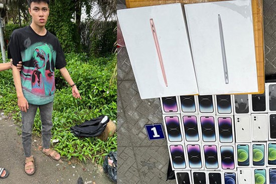 Bắt kẻ đột nhập trộm lô điện thoại iPhone trị giá 800 triệu đồng