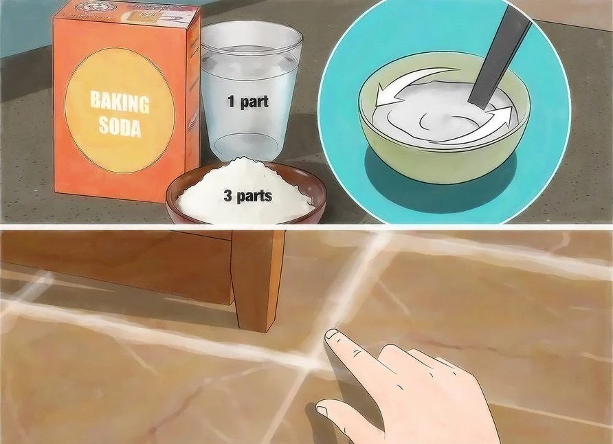 5 mẹo tẩy trắng đường ron trên sàn gạch bằng vật liệu có sẵn trong nhà-1