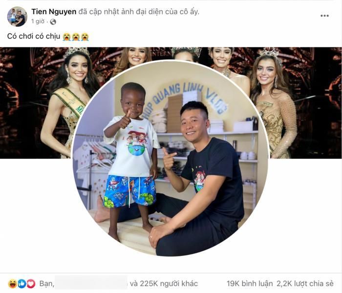 Hoa hậu Thùy Tiên lấy hình Quang Linh Vlogs làm ảnh đại diện trang cá nhân: Thuyền muốn chìm cũng khó-2