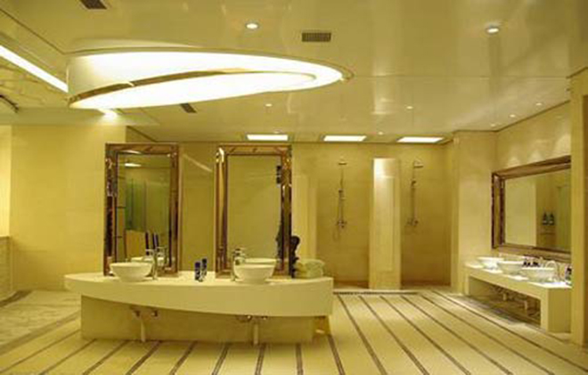 Biệt thự 5 sao của Ngô Kỳ Long và Lưu Thi Thi: Phòng tắm vương giả, ngoại thất được trời xanh mây trắng nắng vàng bao phủ-9