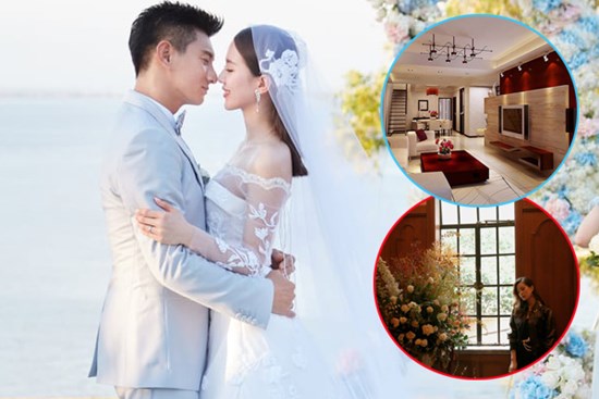 Biệt thự 5 sao của Ngô Kỳ Long và Lưu Thi Thi: Phòng tắm vương giả, ngoại thất được trời xanh mây trắng nắng vàng bao phủ