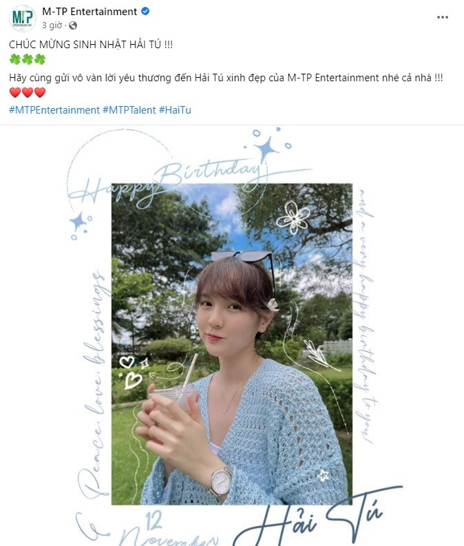 Bài đăng chúc mừng sinh nhật Hải Tú của công ty Sơn Tùng M-TP gây tranh cãi-3