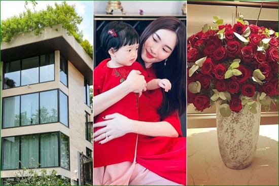 Nhà của Hoa hậu Đặng Thu Thảo: Bề thế bậc nhất Sài Thành, ngập tràn hoa và cây xanh