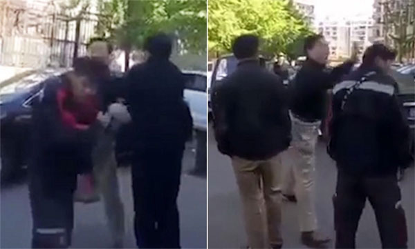 Nam lao công bị đe dọa, bắt quỳ gối vì làm bẩn xe sang ở Trung Quốc-3