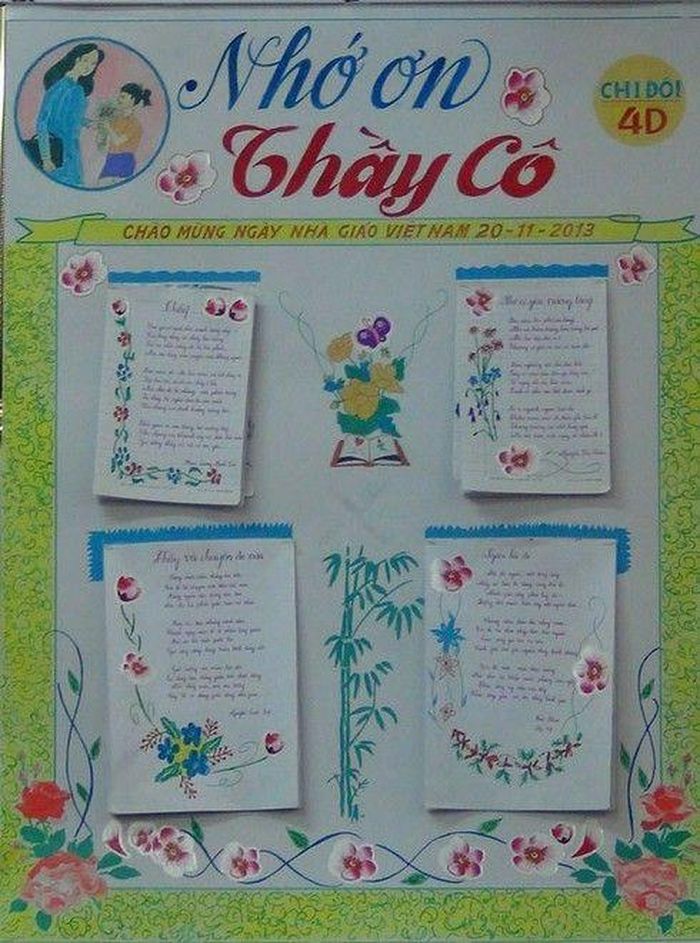 Những mẫu báo tường Ngày 20/11 tri ân thầy cô-19