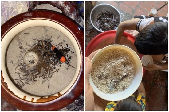 Nhìn vào lu gạo, mẹ trẻ bất lực mong nhà trường đừng cho con nghỉ học cuối tuần