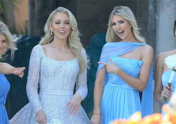 Ivanka Trump bị chỉ trích vì xấu tính ở đám cưới em gái-1