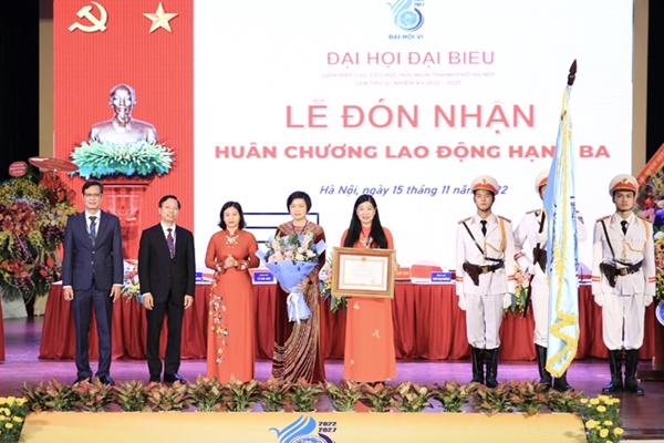 Đại hội đại biểu lần thứ VI Liên hiệp các tổ chức hữu nghị thành phố Hà Nội thành công tốt đẹp-4