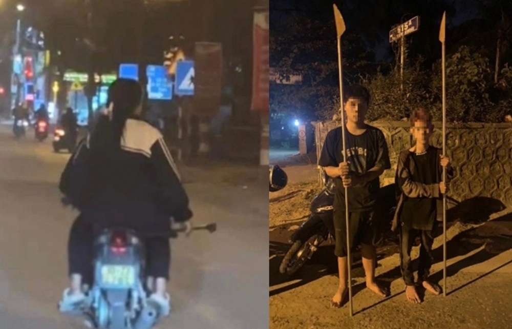 Triệu tập thiếu nữ cầm phóng lợn diễu phố gây xôn xao mạng xã hội-1