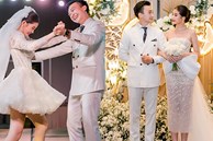 Chồng MC nổi tiếng khiêu vũ cùng hoa hậu Ngân Anh trong đám cưới
