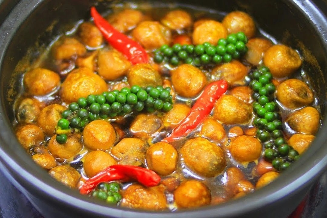 Đổi vị với món nấm kho tiêu chay-1