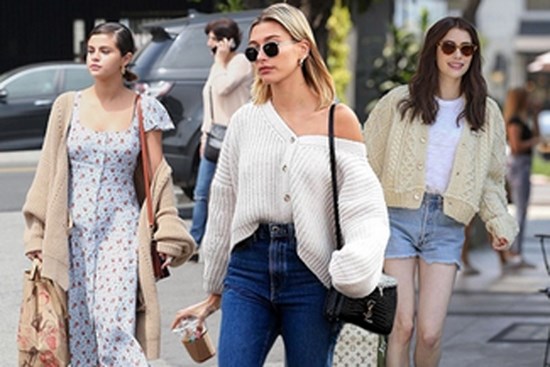Sao Hollywood diện áo cardigan theo 11 cách đơn giản mà sang trọng