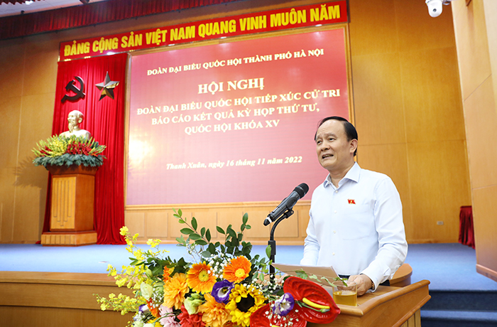 Chủ tịch HĐND Thành phố Nguyễn Ngọc Tuấn tiếp xúc cử tri sau Kỳ họp thứ 4, Quốc hội khóa XV-1