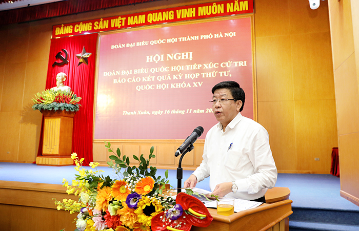 Chủ tịch HĐND Thành phố Nguyễn Ngọc Tuấn tiếp xúc cử tri sau Kỳ họp thứ 4, Quốc hội khóa XV-3