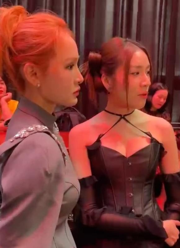 Hiền Hồ lọt vào ống kính camera thường, biểu cảm ngại ngùng khi đối diện truyền thông-2