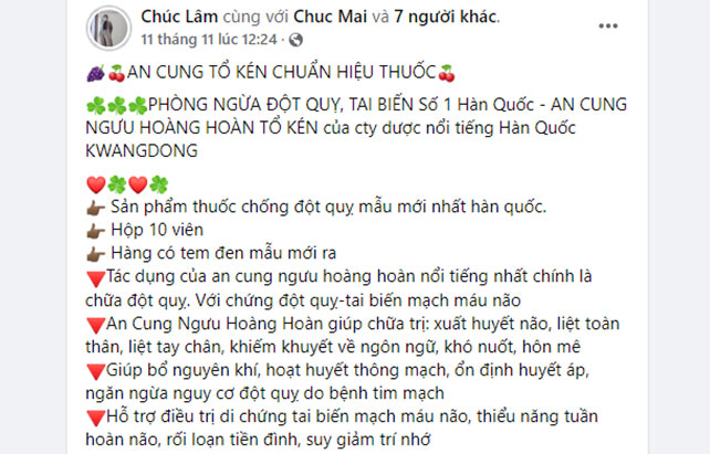 Thuốc chống đột quỵ được bán tràn lan, thổi phồng công dụng trên mạng-1