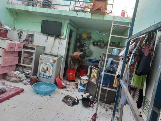 Nổ hầm cầu, một cô gái bị thương-1