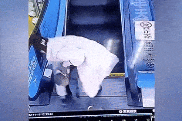 Ông bố phản ứng nhanh như chớp cứu con gái thoát khỏi nguy hiểm-1