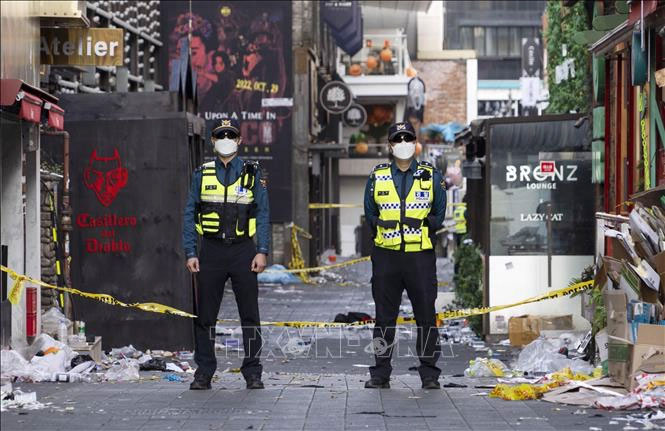 Thẩm vấn cảnh sát trưởng khu vực Yongsan&nbsp;vì liên quan tới thảm hoạ giẫm đạp ở Seoul-1