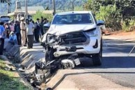 Trưởng công an thị trấn lái ôtô gây tai nạn làm 2 người chết
