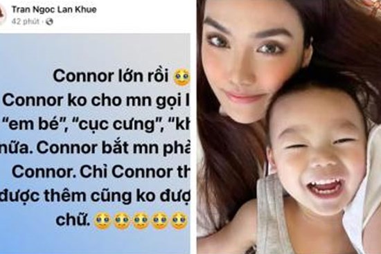 Lan Khuê tiết lộ sự thay đổi cực cá tính của con trai dù chỉ mới hơn 3 tuổi