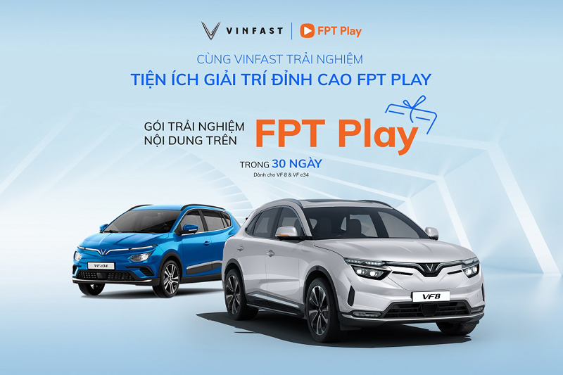30 ngày trải nghiệm miễn phí FPT Play cho khách hàng sở hữu ô tô điện VinFast-2