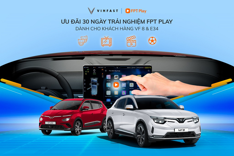 30 ngày trải nghiệm miễn phí FPT Play cho khách hàng sở hữu ô tô điện VinFast-3