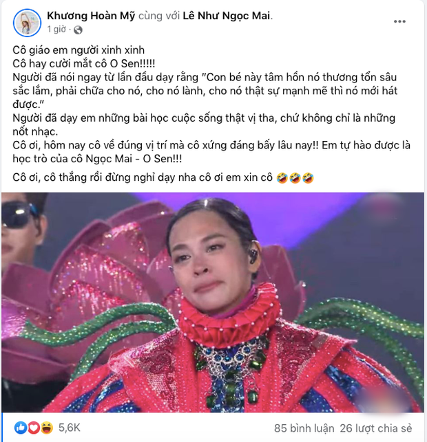 O Sen Ngọc Mai: Là vợ của Hoàng tử xiếc Quốc Nghiệp, giảng viên thanh nhạc của Uyên Linh - Hoàng Dũng-5