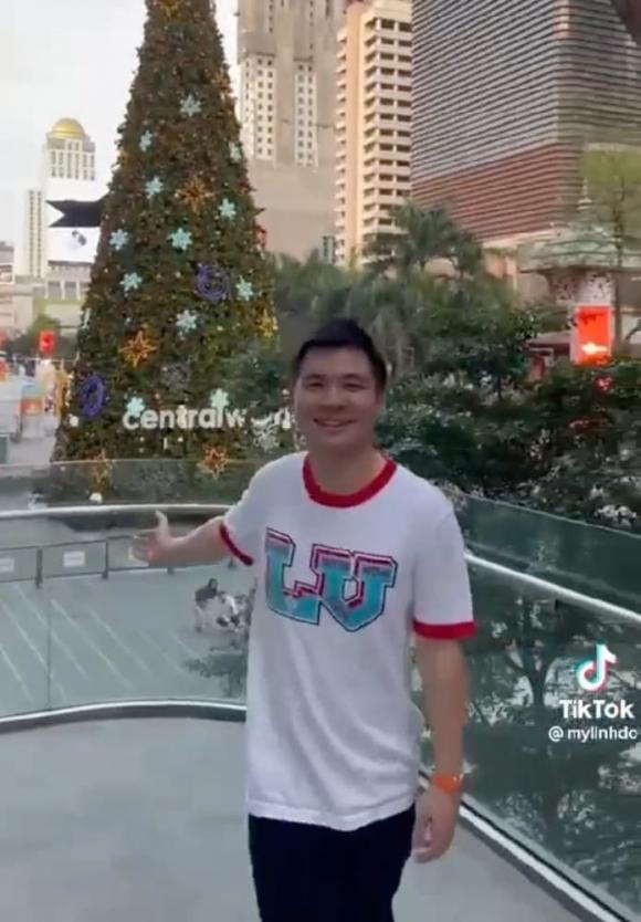 Chiều chuộng vợ, ông xã Đỗ Mỹ Linh từ chủ tịch hoá Tiktoker hợp tác quay clip cùng nàng Hậu-5