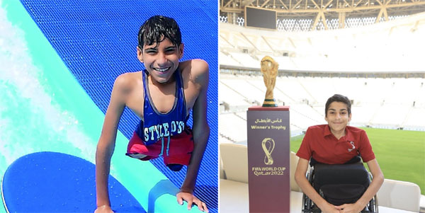 Chàng trai chỉ có nửa thân trên xuất hiện trong lễ khai mạc World Cup-3