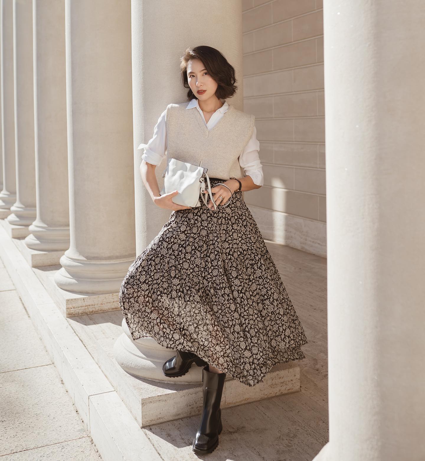 10 cách diện boots đúng chất công sở-3