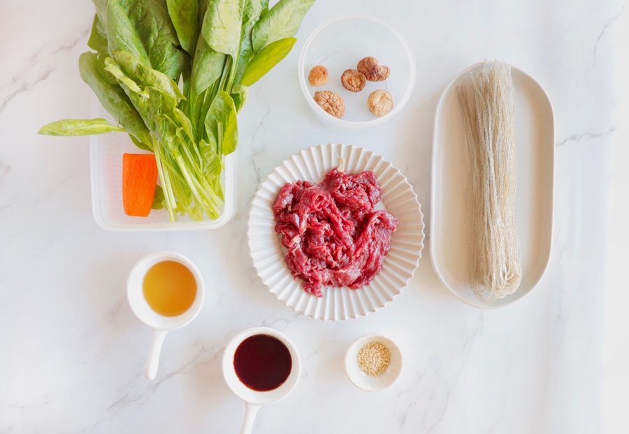 Miến trộn thịt bò - món ngon nhẹ bụng-1